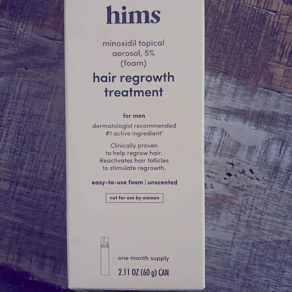 Hims | Hair Regrowth Treatment | Minoxidil Topical Aerosol 5% Foam Unscented 3